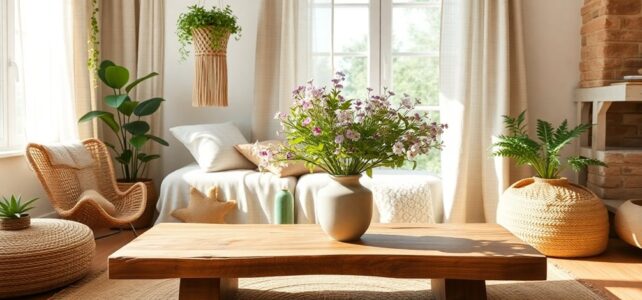 natural materials home decor